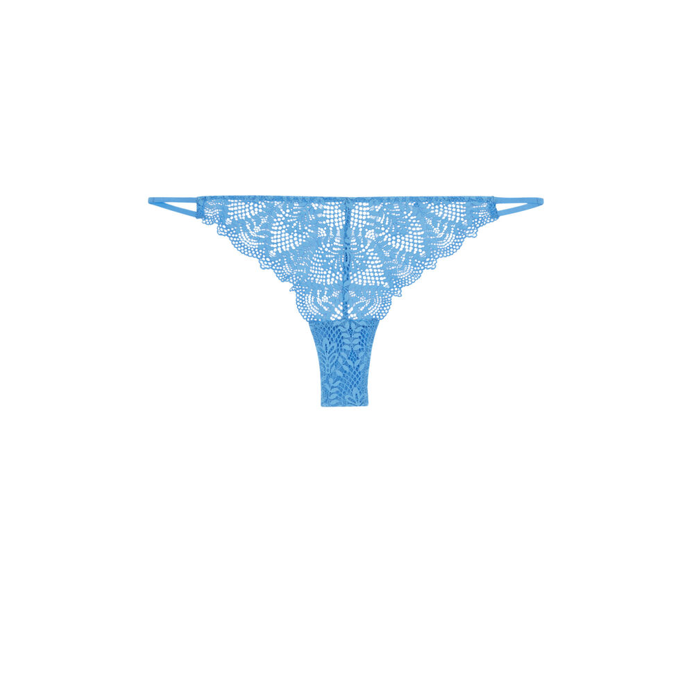 Lace tanga briefs - sky blue sky blue.
