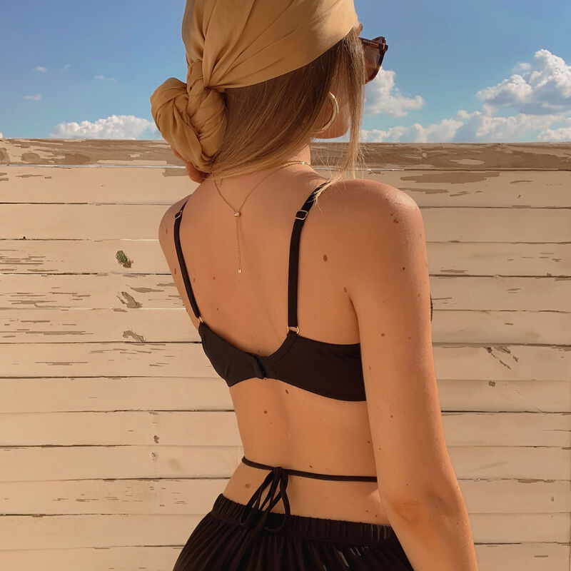Corset effect bra - black Corset effect bra - black;