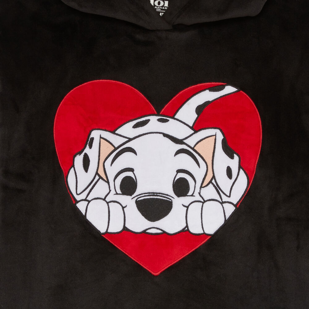 101 dalmatians fleece sweatshirt - black black.