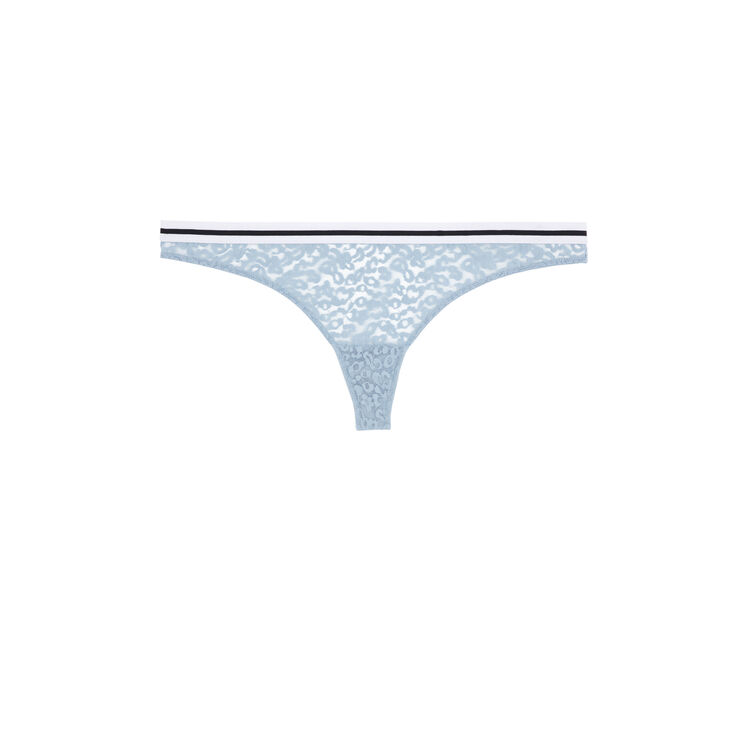 Secretiz leopiz navy blue thong blue.