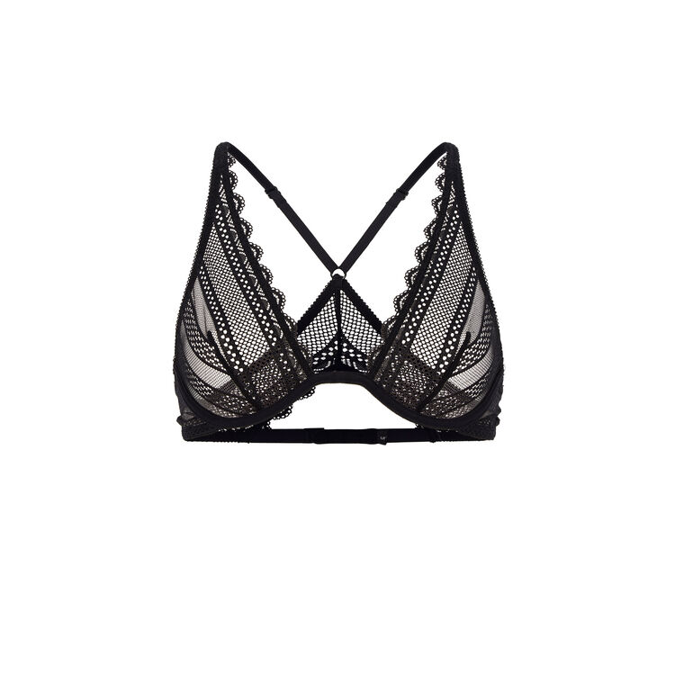 LEILIZ BLACK UNDERWIRED BRA LEILIZ BLACK UNDERWIRED BRA;