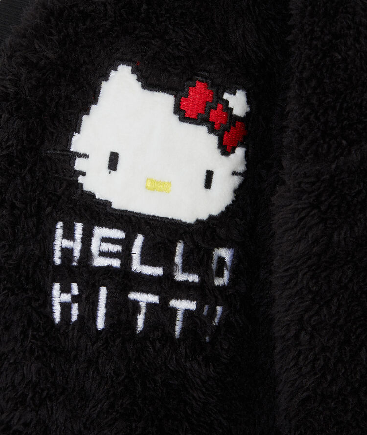 Polarowa kurtka hello kitty polakittiz czarny.