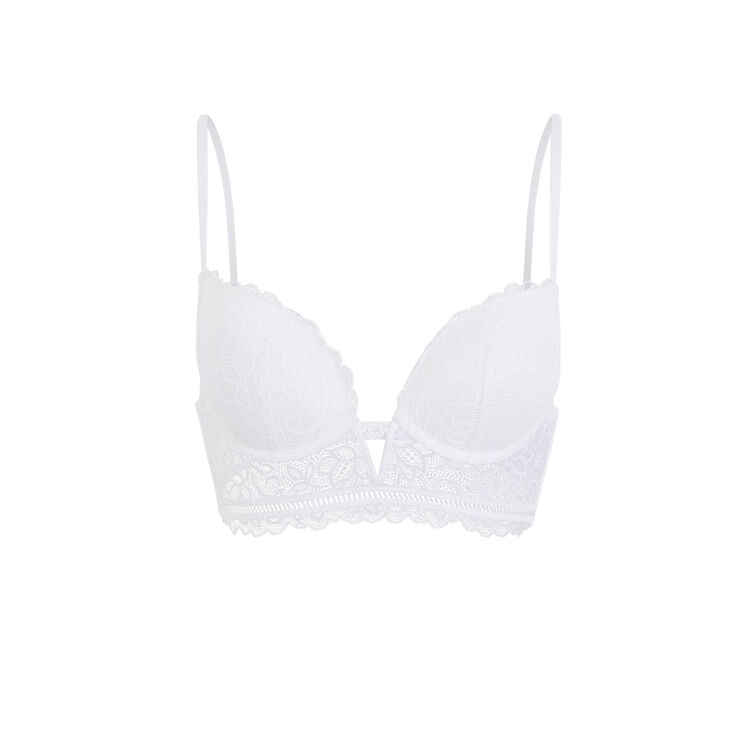 Sayiz white push-up bra white.