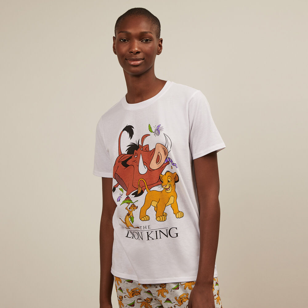 The lion king pyjama set - white white.