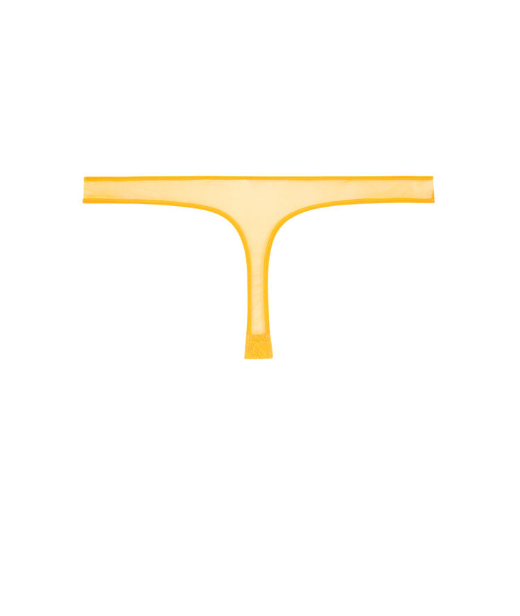 Tanga aus spitze revoltiz safrangelb.