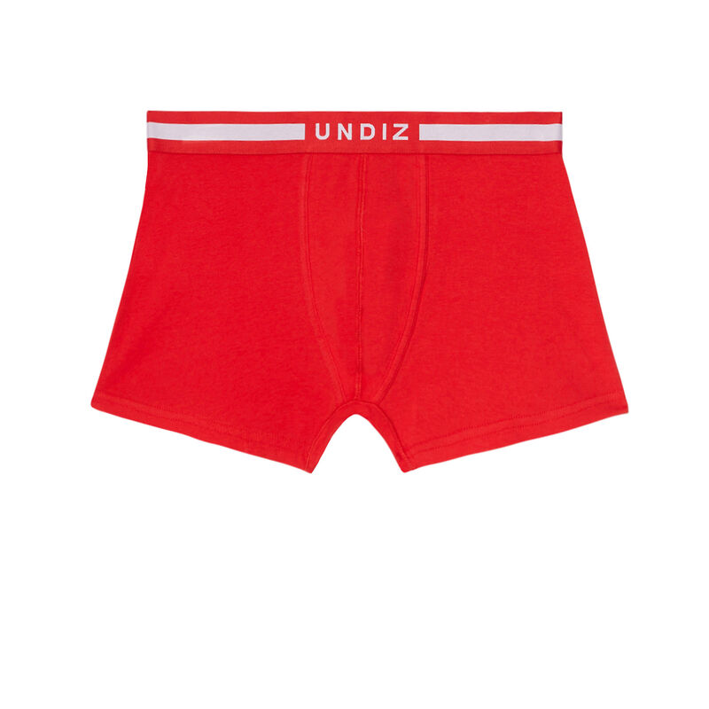 plain cotton boxers - red plain cotton boxers - red;