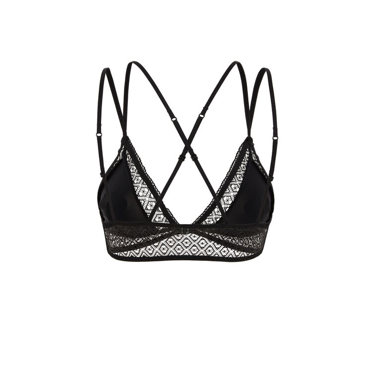 Crazyzebriz black triangle bra Crazyzebriz black triangle bra;