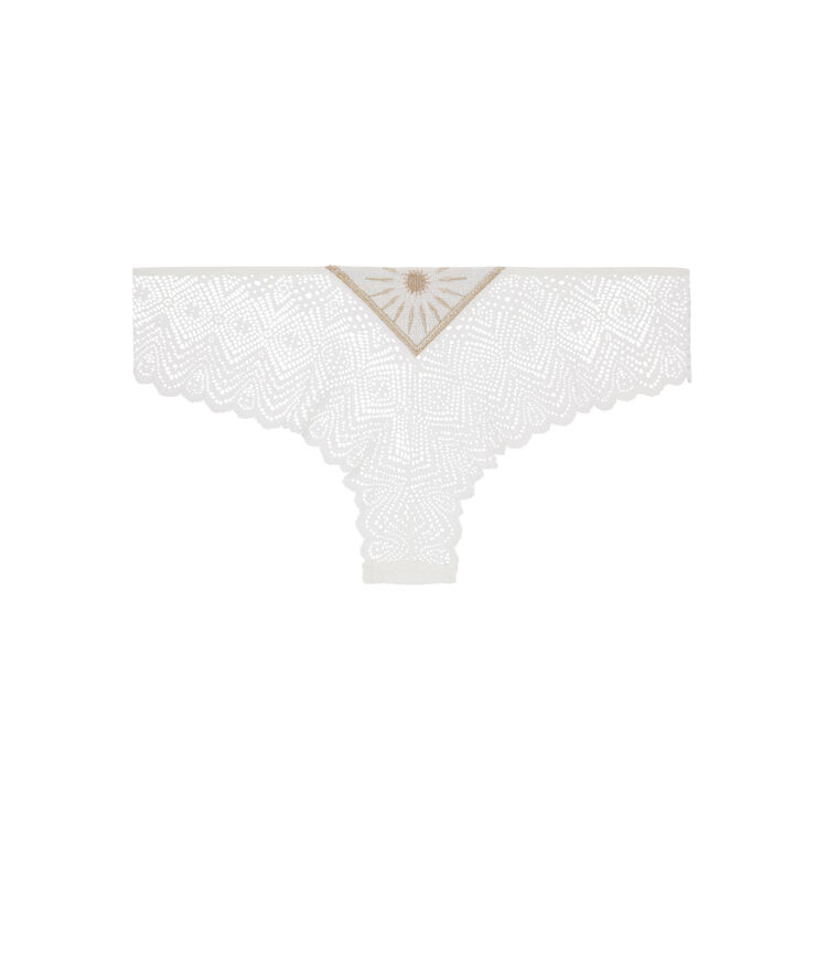 Horoscopiz off-white brief white.