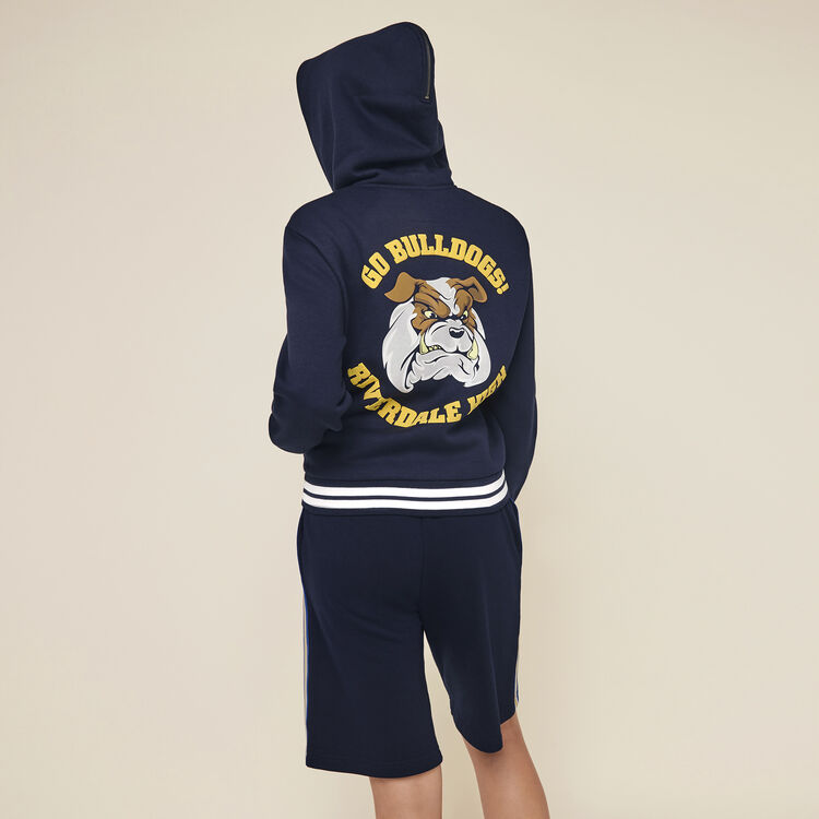 Riverdaliz licensed Riverdale hooded bomber jacket Riverdaliz licensed Riverdale hooded bomber jacket;