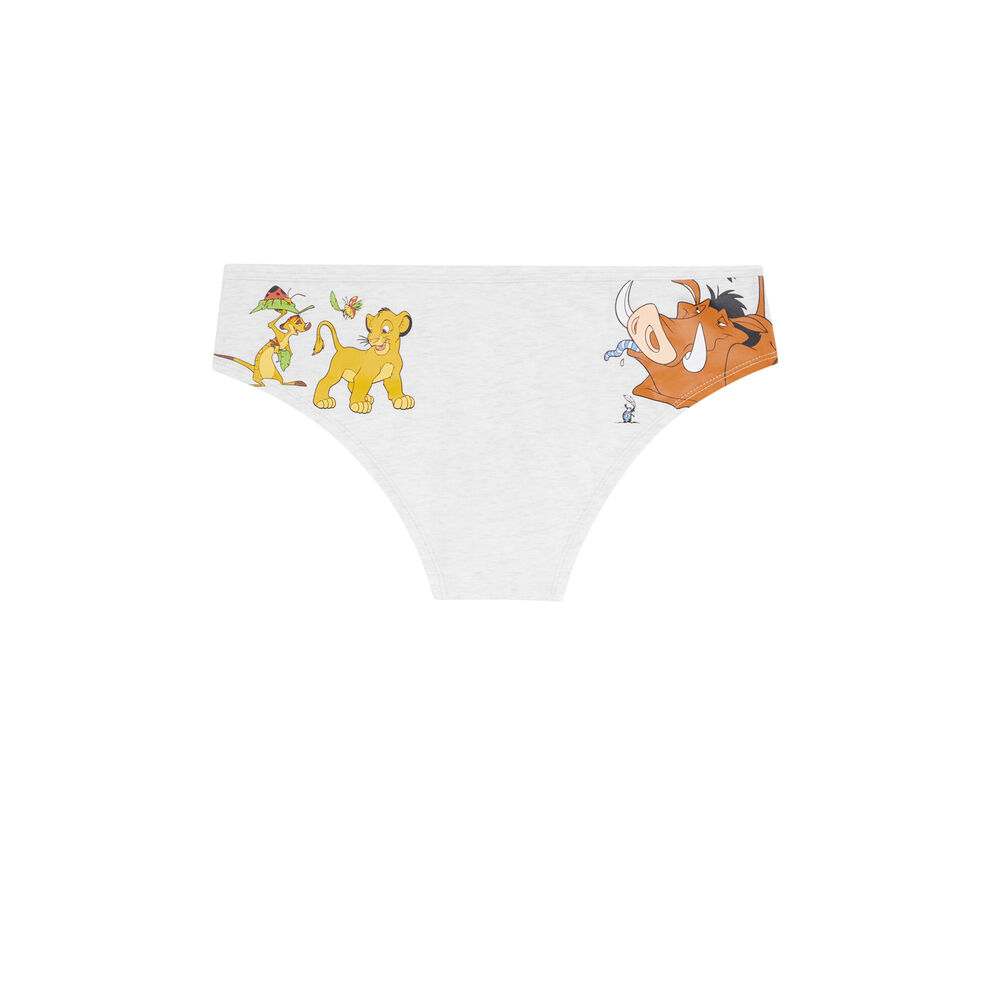 The lion king printed shorts - grey grey.