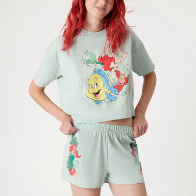 t-shirt with Little Mermaid print;