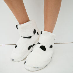 101 dalmatians fleece booties;