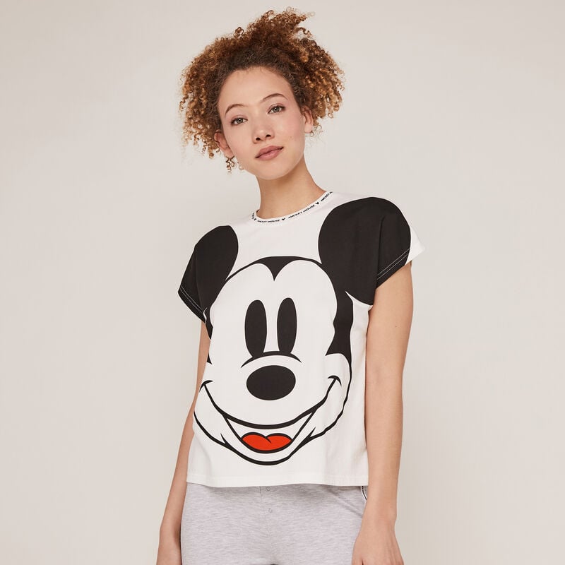 Short-sleeved Mickey top - cream Short-sleeved Mickey top - cream;