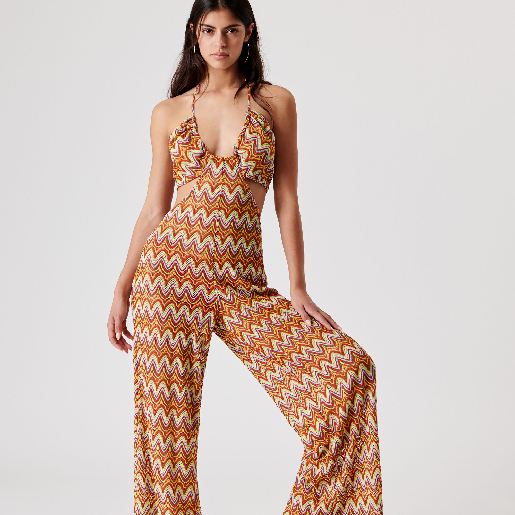 70s crochet jumpsuit