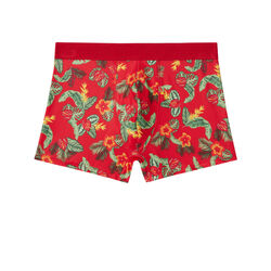 boxer à motifs fleurs tropicales;
