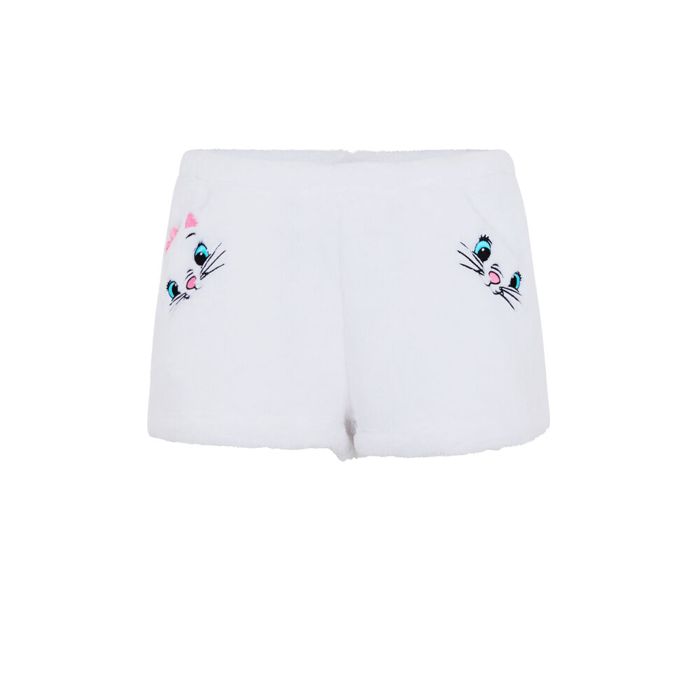 Short les aristochats - blanc blanc.