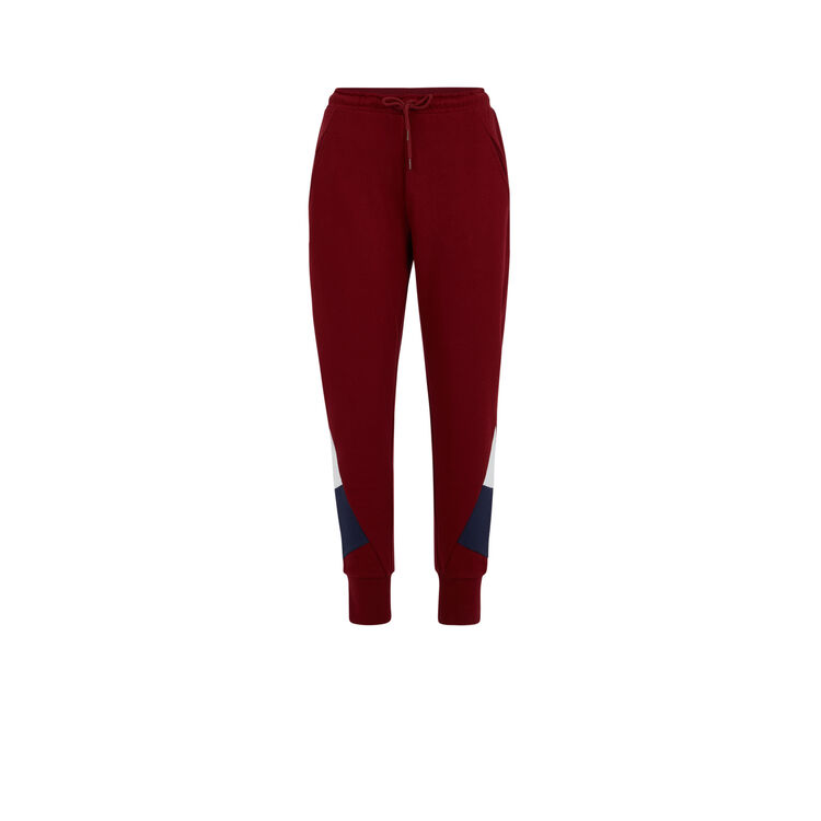 Californiz fleece jogging bottoms burgundy.