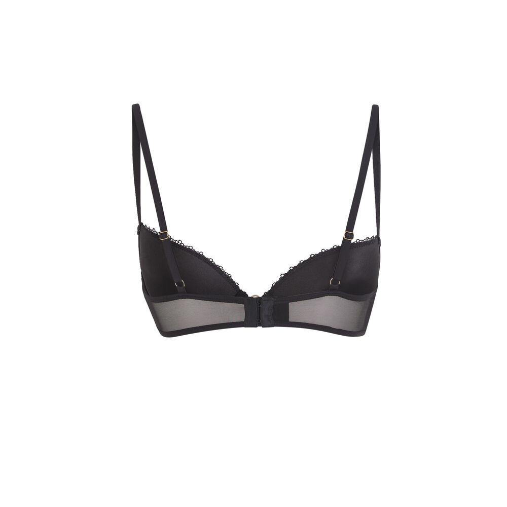 Triasiz lace push-up bra black.