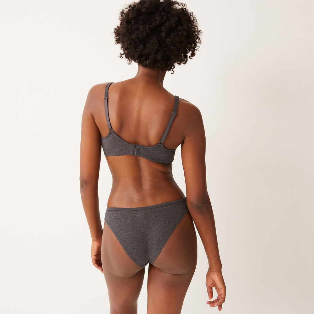 Wecare slogan bralette - grey grey.