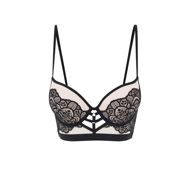 Vivianiz push-up lace / tulle bra pink.