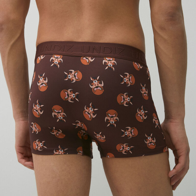 micro boxer shorts with Pumbaa pattern;