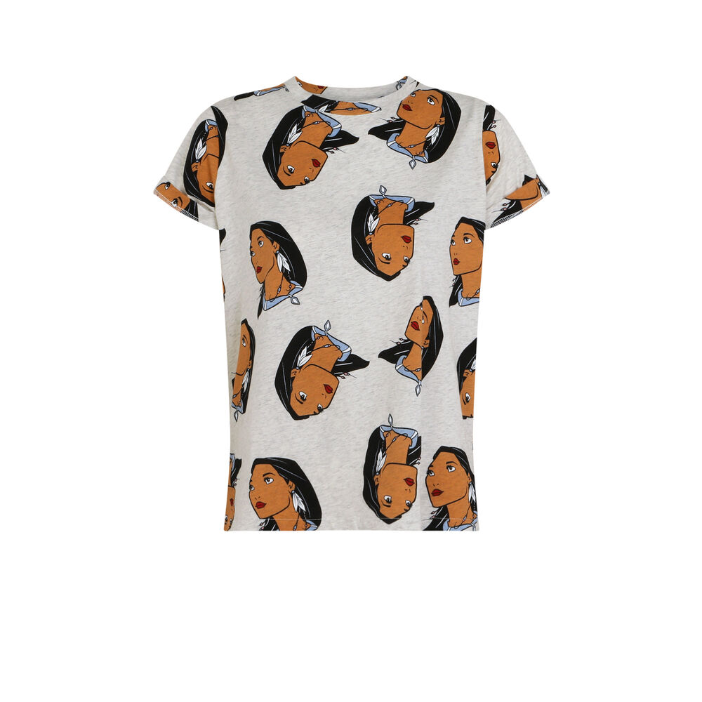 Pocahontas patterned top - cream cream.