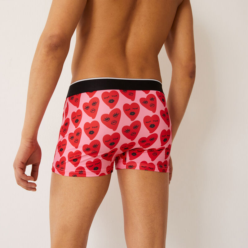 heart motif boxers - pink heart motif boxers - pink;