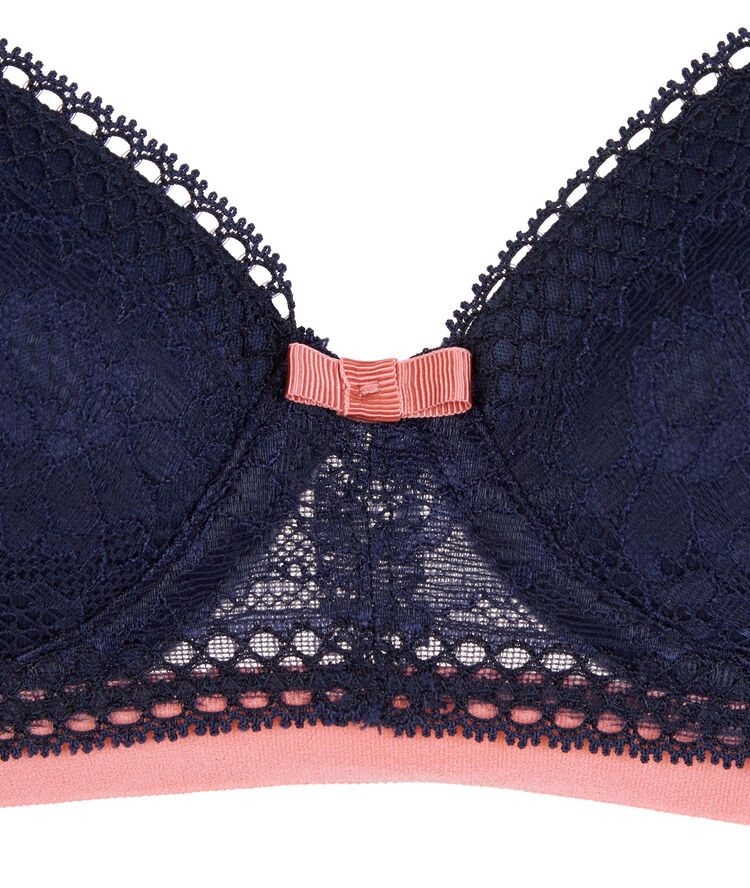 Luluiz blue padded bra blue.