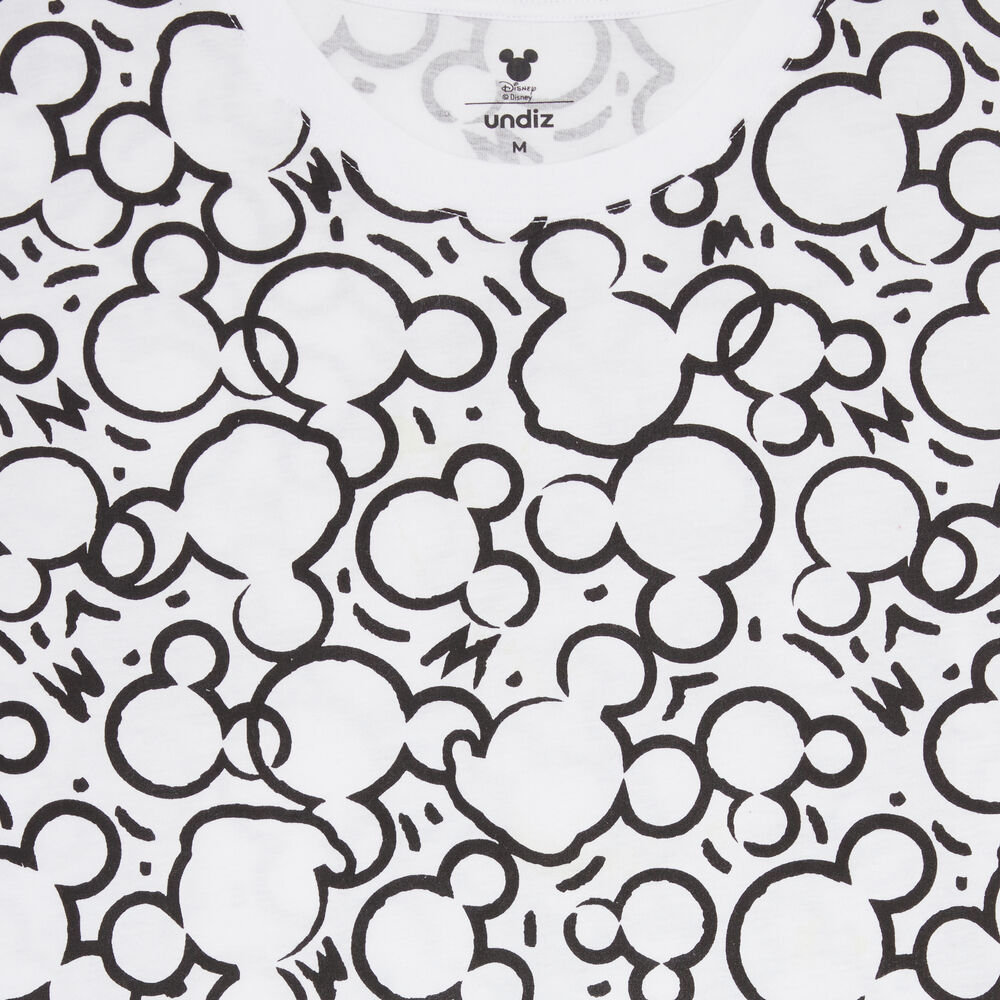 T-shirt with mickey mouse pattern - white white.
