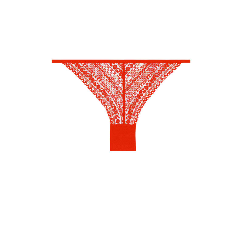 lace briefs with fancy edges - orange lace briefs with fancy edges - orange;
