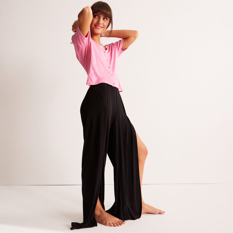 Short-sleeved top - pink Short-sleeved top - pink;