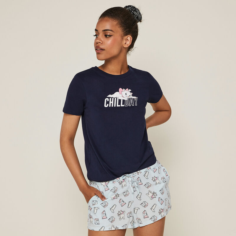 Mariegrumpiz Marie print Aristocats shorts Mariegrumpiz Marie print Aristocats shorts;