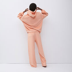 pantalon velours côtelé doublée;