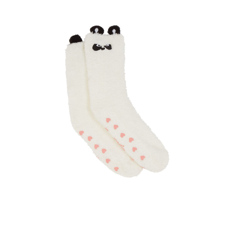 Grumpy panda socks - white Grumpy panda socks - white;