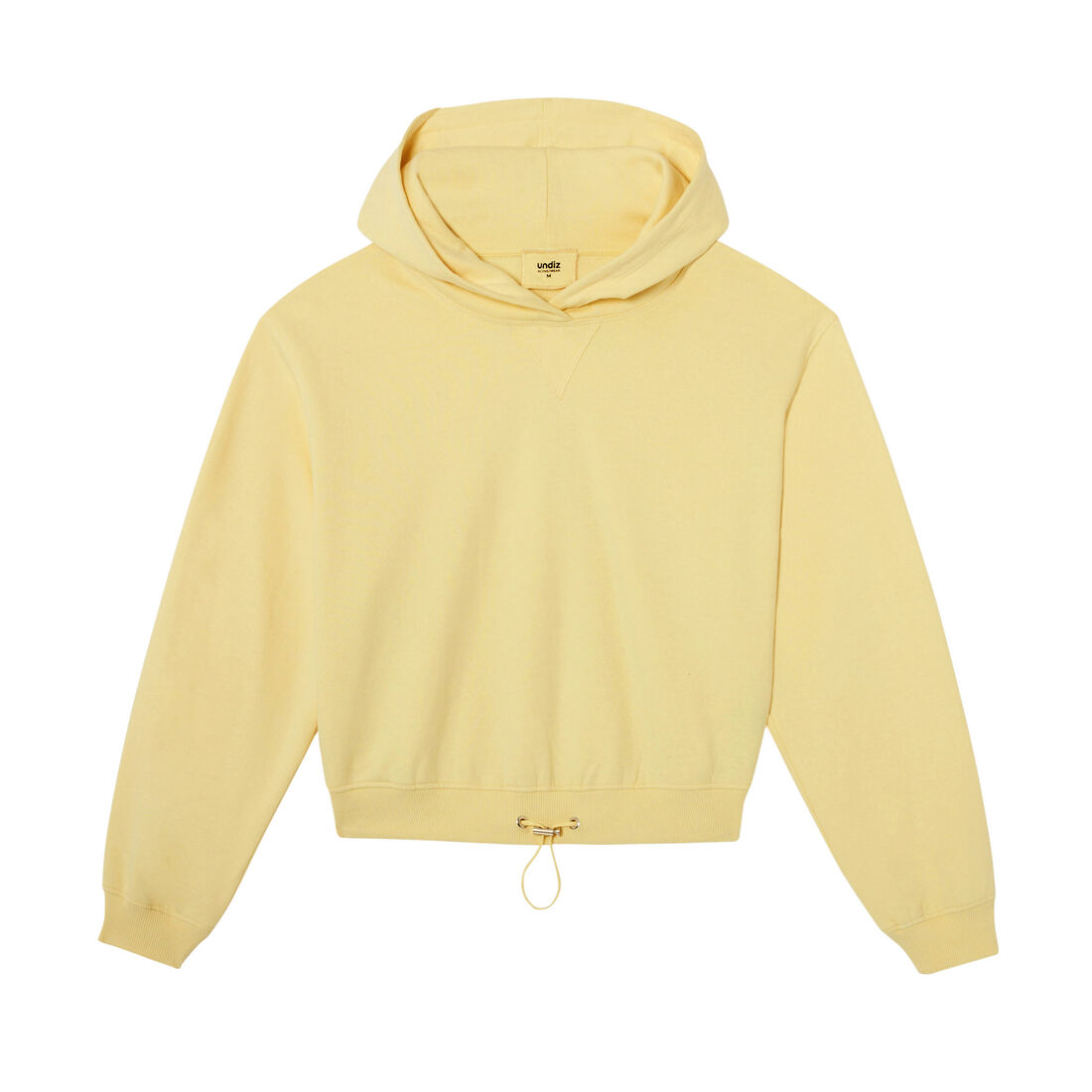 hoodie - pastel yellow;