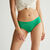 lace shorty - pale green;