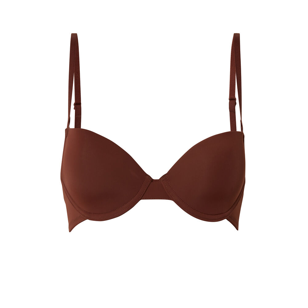 Soutien-gorge ampliforme en micro - blanc blanc.