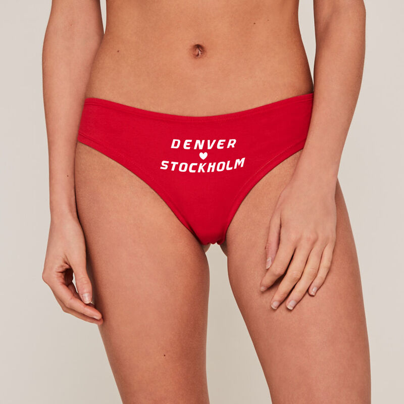 Casa de Papel cotton tanga - red Casa de Papel cotton tanga - red;