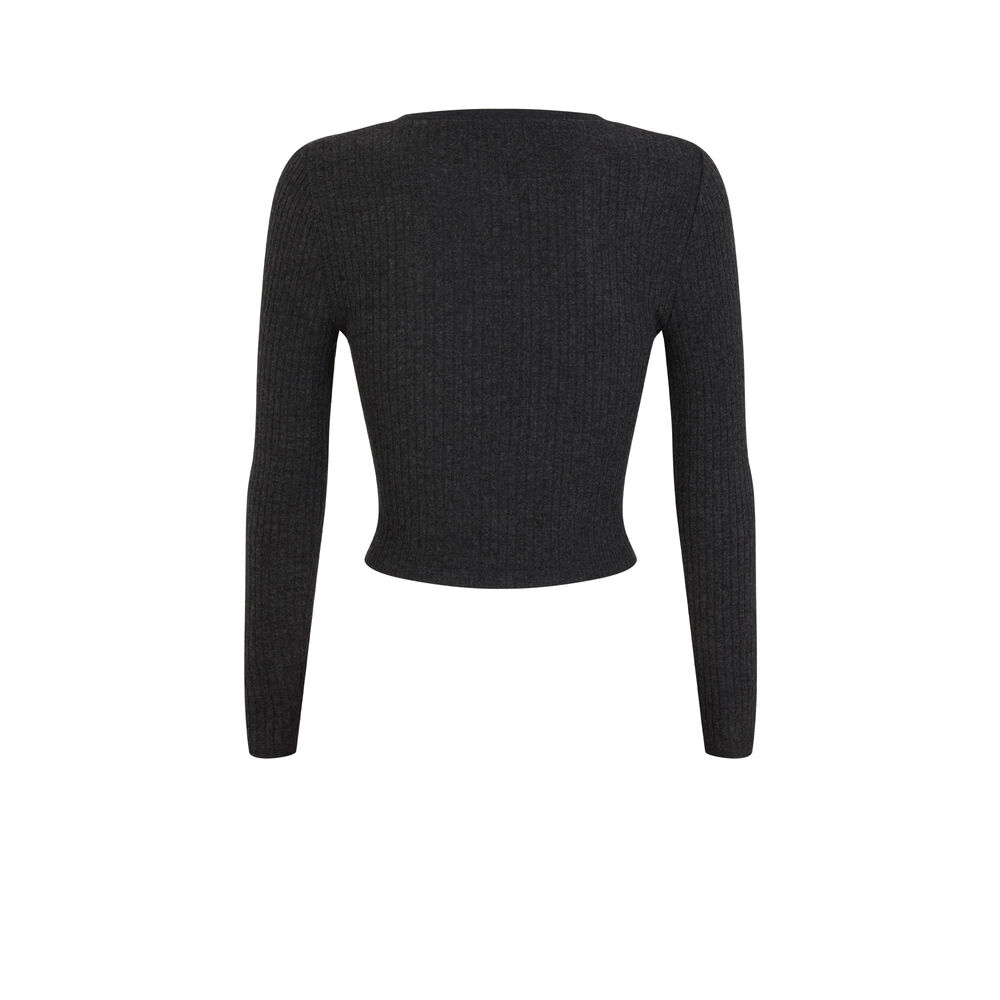 Long-sleeved top - grey grey.