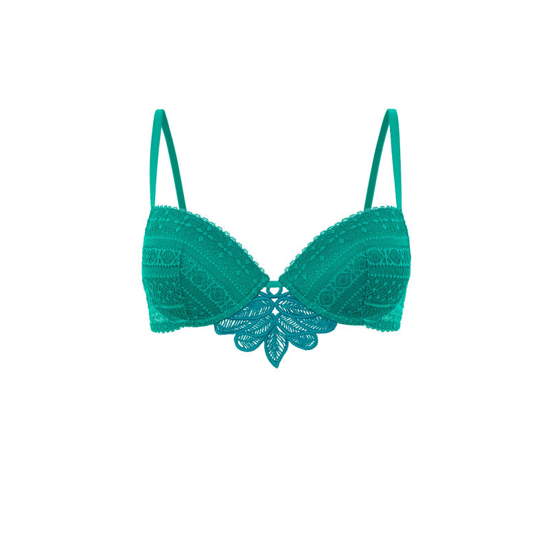 Lace push-up bra - green Lace push-up bra - green;