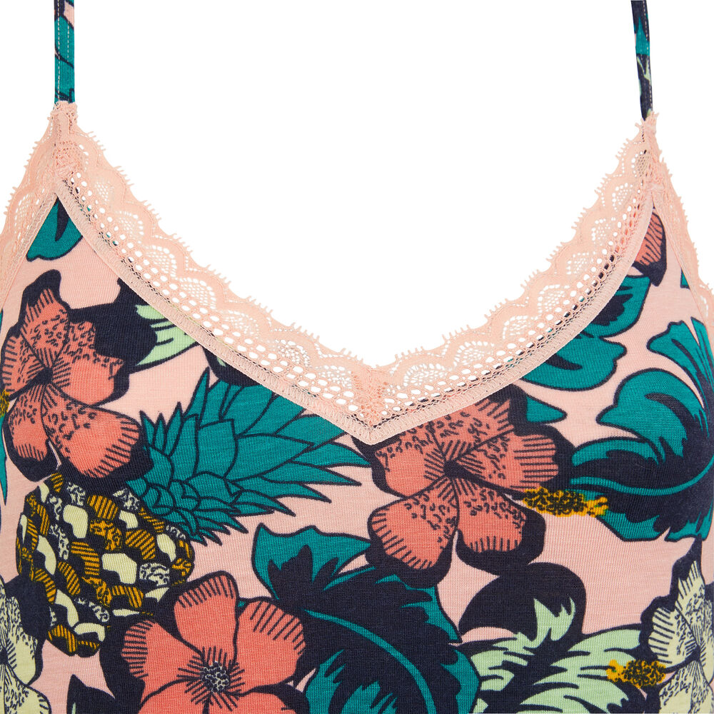 Floral print top - salmon pink salmon pink.