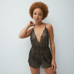 sparkly lace playsuit