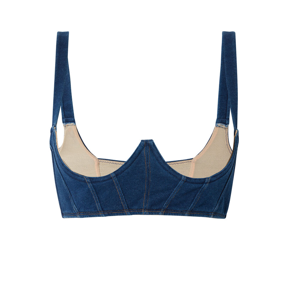 Denim waist cincher - blue blue.