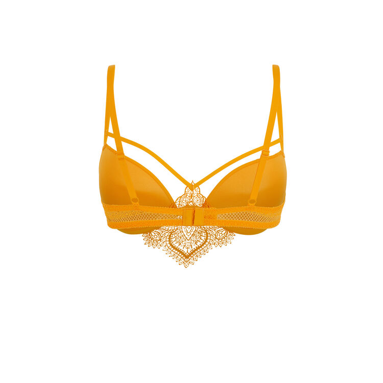 Tattoogirliz ochre push-up bra ochre.