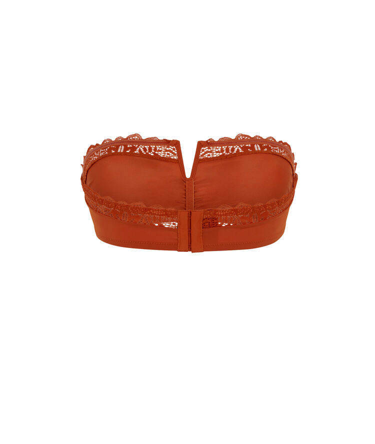 Bandeau bra - brown brown.