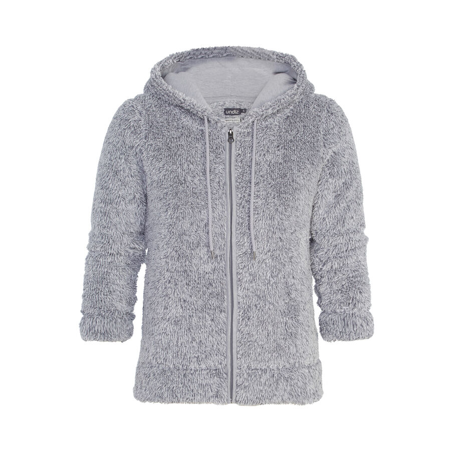 Polairiz grey plush jacket - Undiz