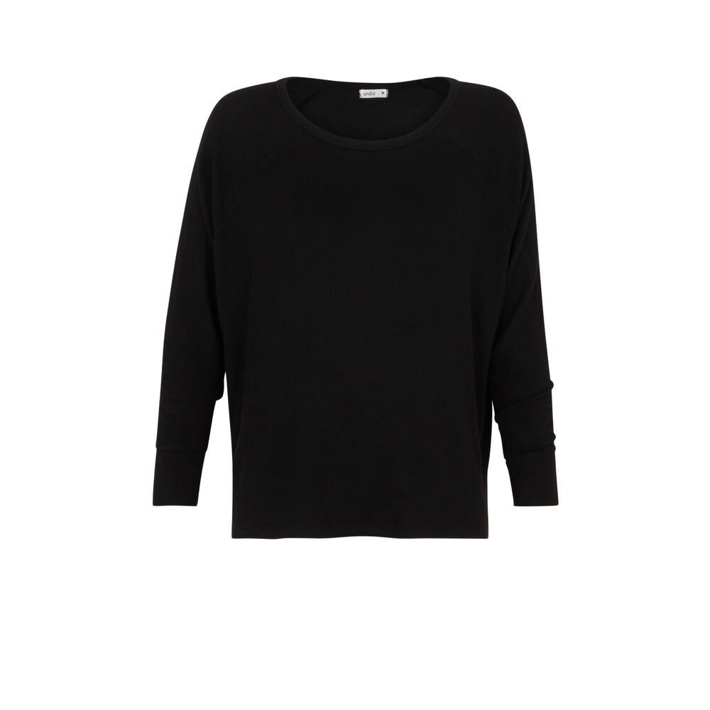 Long-sleeved top - black black.