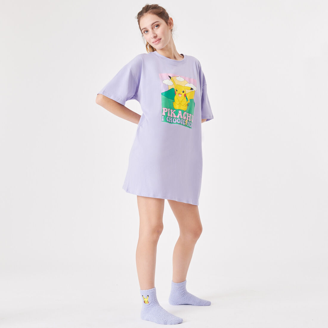 long pikachu T-shirt;