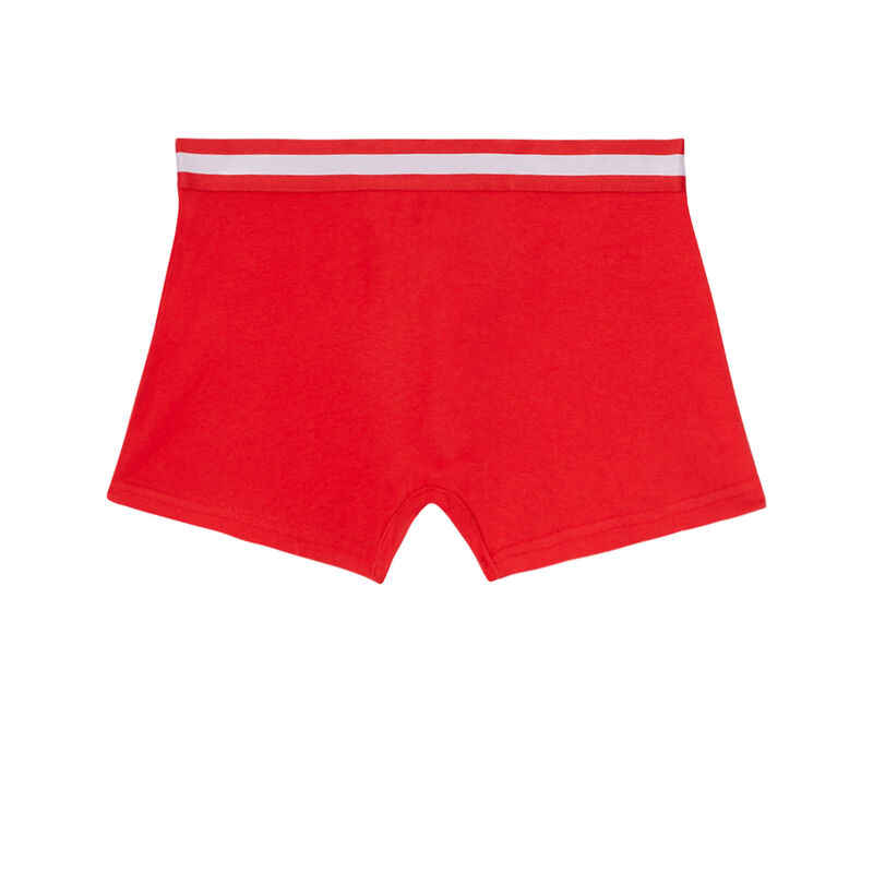 plain cotton boxers - red plain cotton boxers - red;