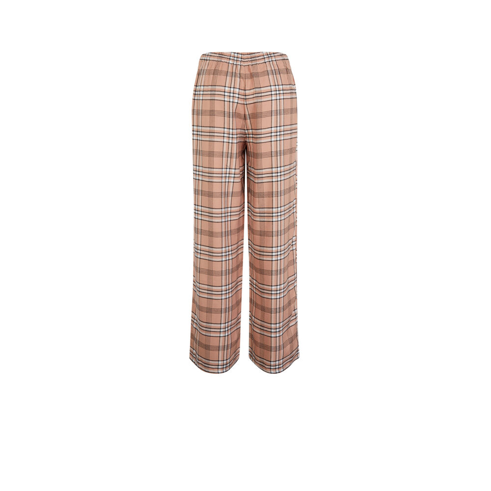 Checked trousers - pink pink.